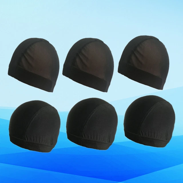 6 piezas pelucas malla para el cabello gorra trenzada gorra para peluca bolos sombrero cúpula señorita