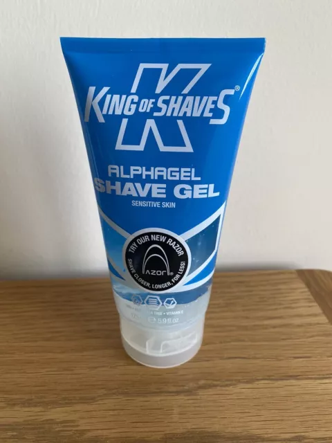 King Of Shaves Men Shaving Gel Alphagel Sensitive Skin 150ml Discontinued Rare