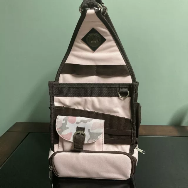 Bolso de recortes artesanal The Original Tote-Ally Cool Crapbook rosa/camuflado