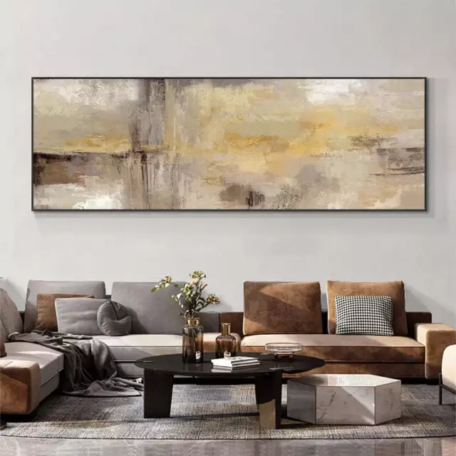 Modern Abstract Aesthetic Wall Art HD Canvas Oil Painting Minimalist Landscape D