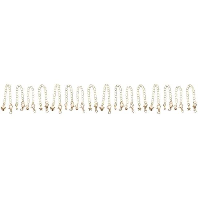 Extensor de pulsera para joyería de cadena de cobre Obx 16 piezas