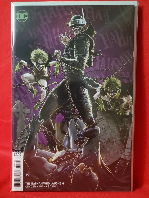 The Batman Who Laughs 4 2019 DC Comics Kaare Andrews Variant Cover NEW