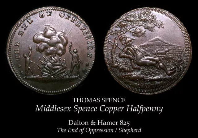 Middlesex Spence Conder Halfpenny D&H 825, nice