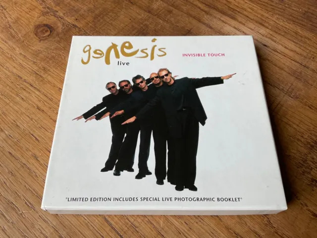 Genesis “Invisible Touch Live” 3-track cd single numbered BOX with photo booklet