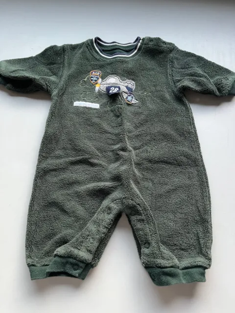 baby boy clothes Size 3 Months Carter Fleece Long-Sleeve Pants Jumpsuit Snaps