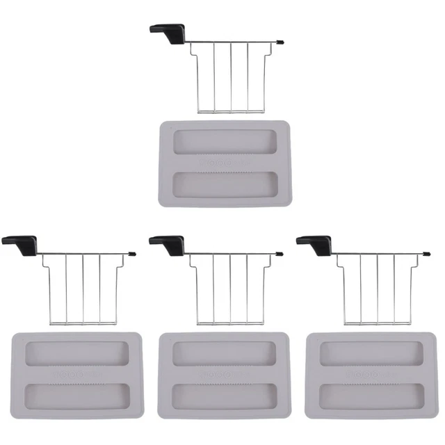 4 Sets Frühstücksmaschinenabdeckung Elektrischer Toaster Silikondeckel