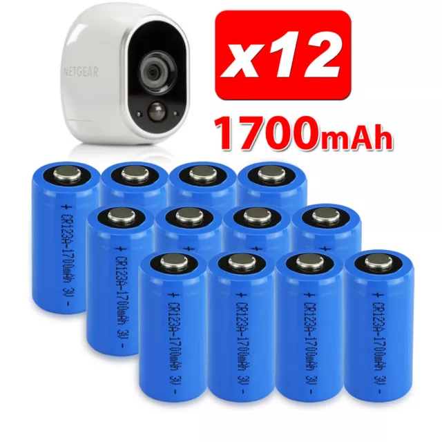 12X NEW!! CR123A Battery Netgear Arlo Security Camera VMS3330 3430 3230 3310 OZ