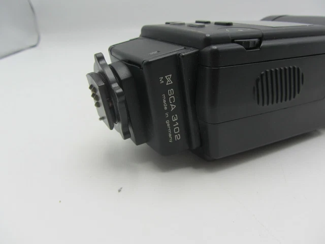 Metz Mecablitz ELectronic Flash Unit 54MZ-3 AS-IS parts w/ SCA 3102 Canon 8