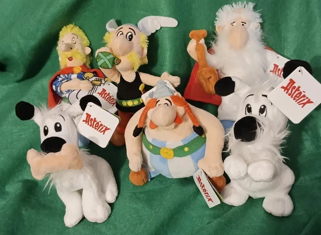 Peluches Astérix Collection, 6 peluches Neuves avec étiquettes,  2020,  Lidl