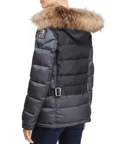 Parajumpers Lynn Fur Trim Down Coat MSRP $1125 Size XS # 5A 1416 NEW 2
