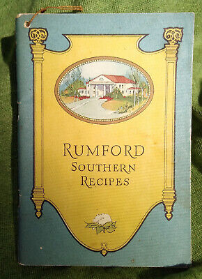 RUMFORD SOUTHERN RECIPES (Vintage) Cookbook/Booklet, Rumford Baking ...