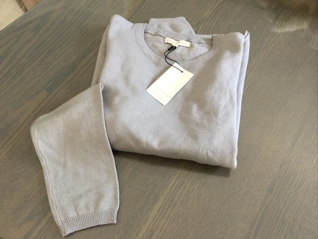 PULL TED LAPIDUS taille S/M gris souris neuf 109€ cachemire/soie