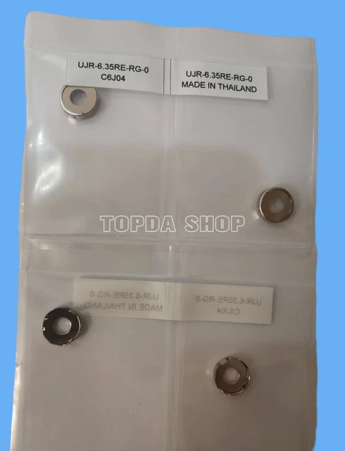 10pcs Gold Gasket Nickel Claw Gasket UJR-6.35RE-RG-NI-0
