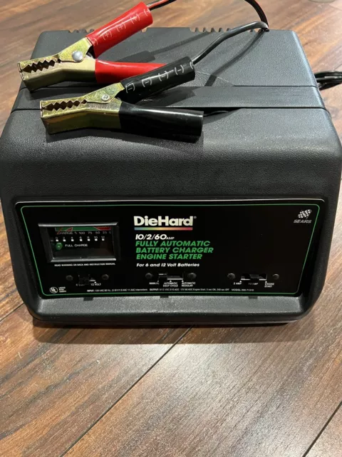 DieHard Fully Automatic Battery Charger Starter 12V & 6V 10/2/60 Amp 200.71310