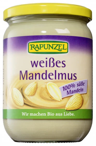 Mandorla Rapunzel bianco 2x500g, noce BIO da 100% mandorle