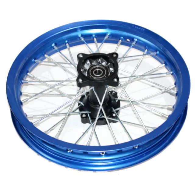 BLUE 90/100 - 14 14" Inch Alloy Rear Back Wheel Rim PIT PRO BigFoot Dirt Bike