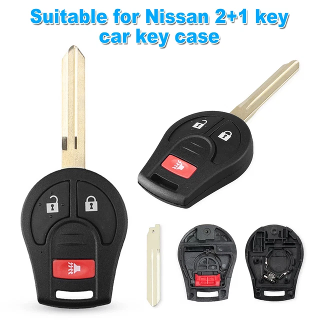 Replacement for Nissan NV200 NV1500/2500/3500 Rogue Remote Key Fob Shell Case