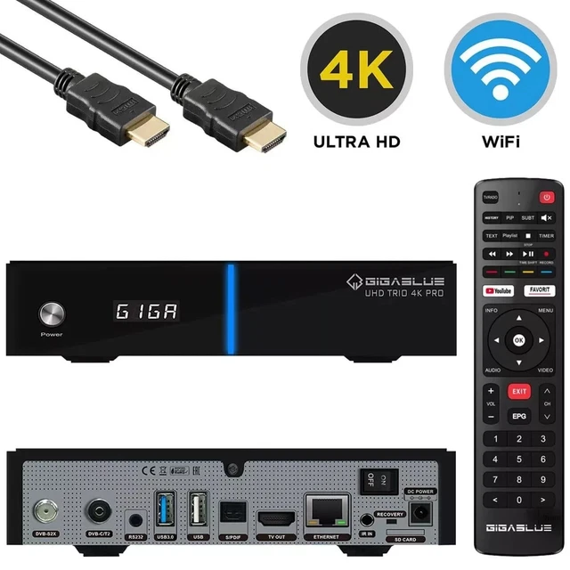 GigaBlue UHD UE 4K 2x DVB-S2x FBC Tuner