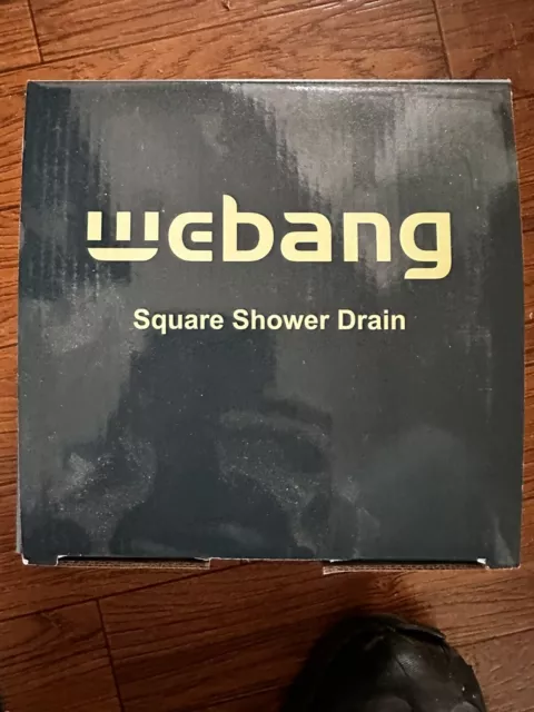 Webang Square Shower Drain 4x4 Stainless Steel Oil Rubbed Bronze