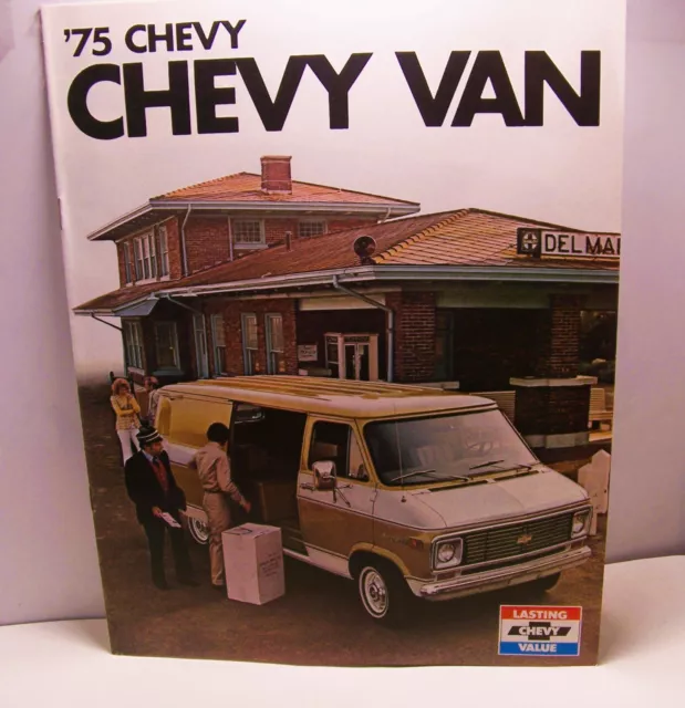 Vintage Automobile Brochure 1975 Chevrolet  Van         File drawer 1