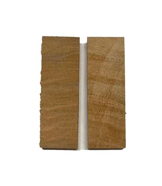 "Cuchillo de madera de corte transversal de caoba hondureña libro a juego 5"" x 1-1/2"" x 3/8"