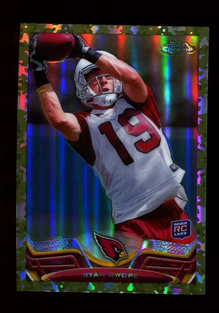 2013 Topps Chrome Camo Refractor #55 Ryan Swope Arizona Cardinals /499 RC