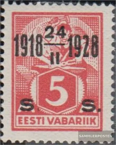 Estland 69 gestempelt 1928 10 Jahre Unabhängigkeit