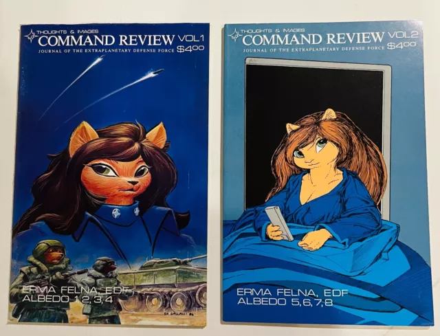 Set Of 2 Command Review Vol 1 - Vol 2  Thoughts & Images (Collects Albedo #1-8)