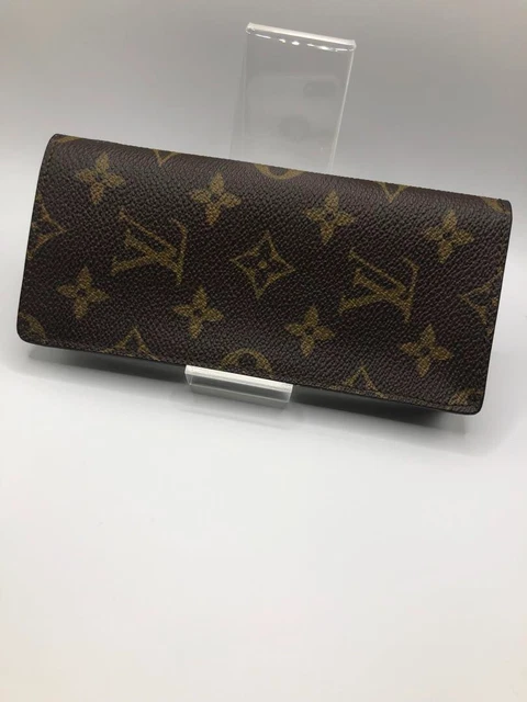 LOUIS VUITTON Monogram ETIU Lunette Thurnet eyeglass case Open format Used