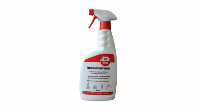 Rotweiss Insektenentferner 500ml geeignet  f. Lack Chrom Kunststoff Glas