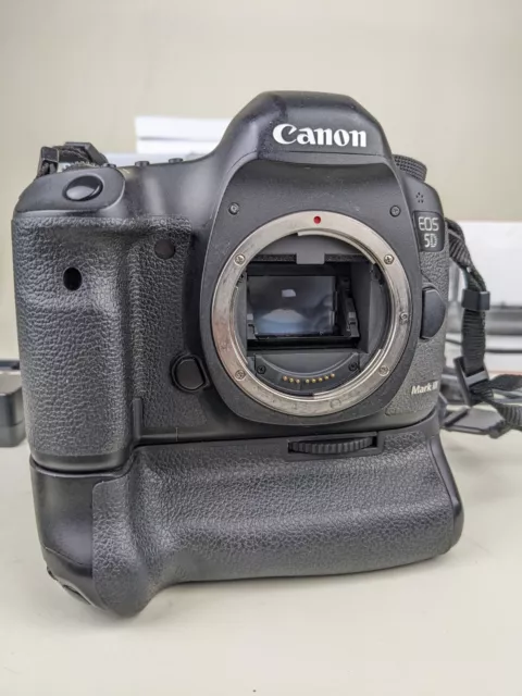 Canon EOS 5D Mark III con mango de batería original cámara réflex 3