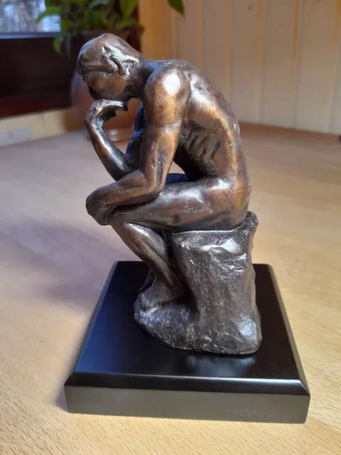Bronze Skulptur "Der Denker" Figur nach Rodin OVP *NEU*