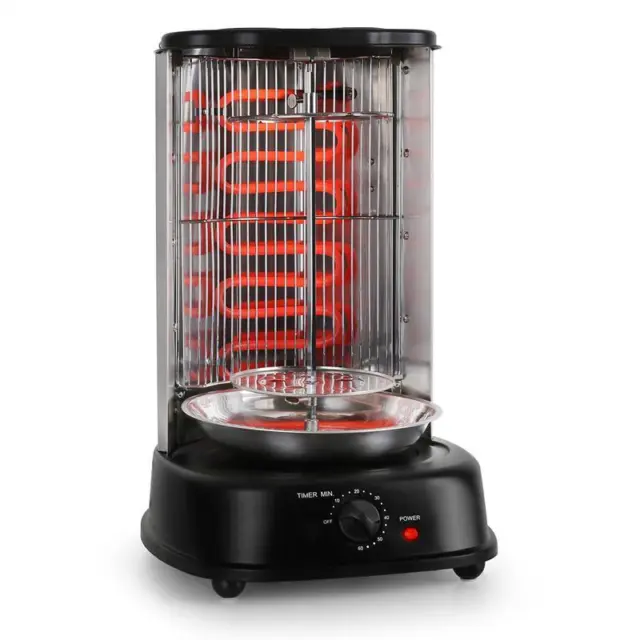 Vertikalgrill Dönergrill Elektrogrill Kebap Hänchen Grill Drehspieß 1800W