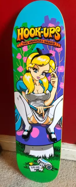 HOOK - UPS. The Original Brand. Drink Me Skateboard Deck.