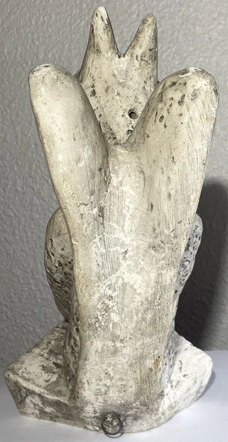 Ancienne applique murale en plâtre CHIMÈRE GARGOUILLE Début 20ème 3