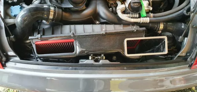 Echt Carbon Airbox passend für Porsche 996 turbo Luftfilterkasten,Racing Airbox