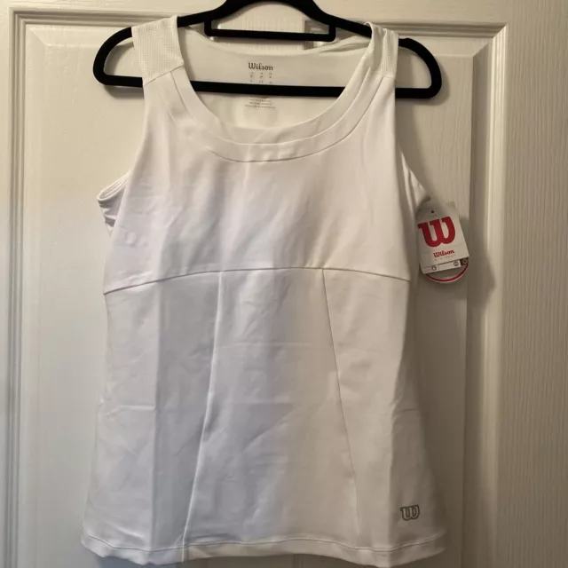 Wilson Women’s White Tennis Top (Size M) New With Tags