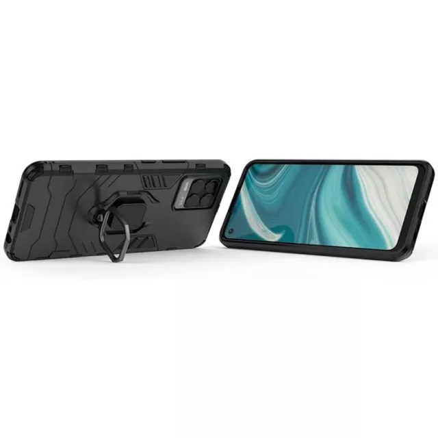 Coque Etui Aimant + Support Voiture pour Realme 8 9i C11 C35 C51 C53 GT Master 3