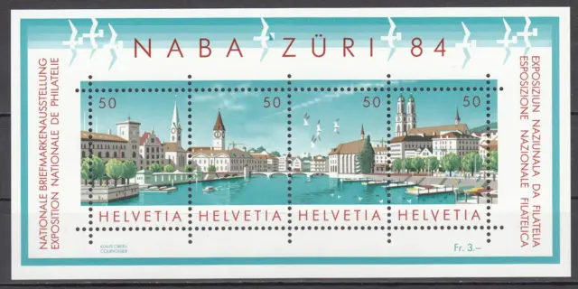 Schweiz  1984 - MiNr Block 24 - Nationale Briefmarkenausstellung