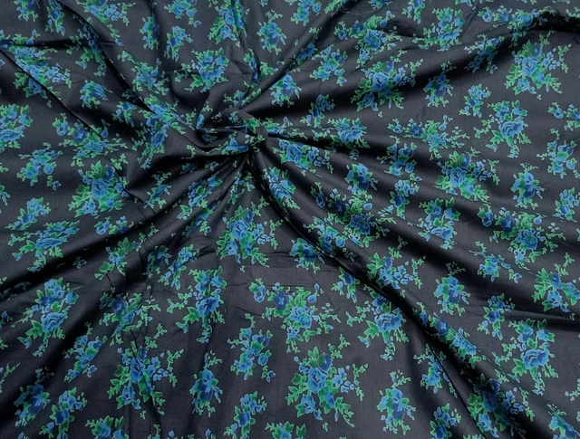 Neuf Indien Main Bloc Coton Multi Floral Confection Sanganeri Tissu Imprimé