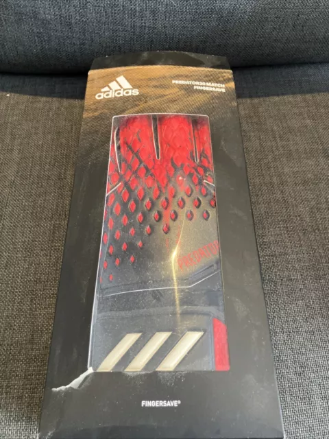 New Adidas Predator 20 Match Fingersave Goalkeeper Gloves FH7293 Size 8 New