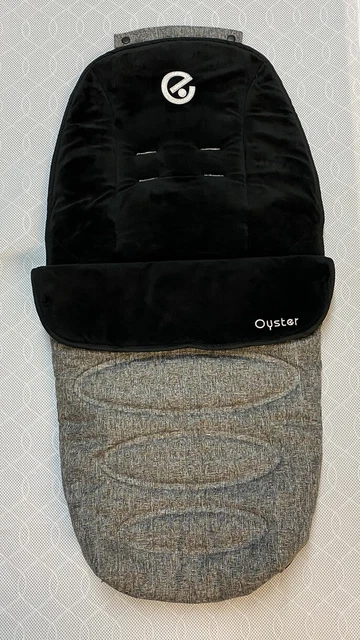 Babystyle Oyster 2 Pushchair Footmuff Cosy Toes - Wolf Grey - VGC
