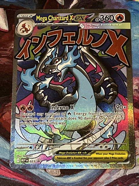MEGA CHARIZARD X ex 023 Me: Mega Evolution Promo Holo EUR 65,14 ...