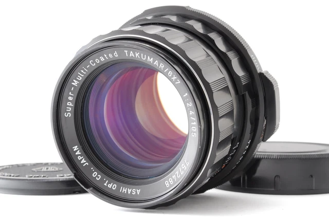 TOP MINT] PENTAX SMC TAKUMAR 6x7 105mm F2.4 MF Standard Lens for