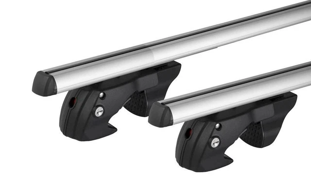 Barres de toit transversales pour Mercedes X Classe 2017-2020 90kg Alu Gris