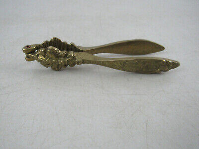 Antique Vintage Style Solid Brass Ornate Victorian Design Nut Cracker