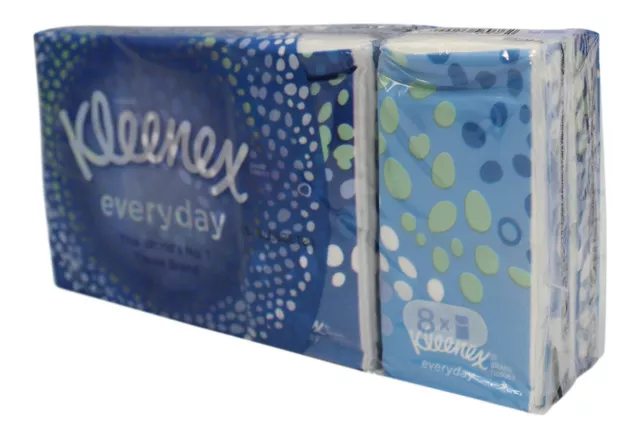 Kleenex Poche Mouchoirs 8 Paquet Blanc Soin Du Visage Poche Mouchoirs