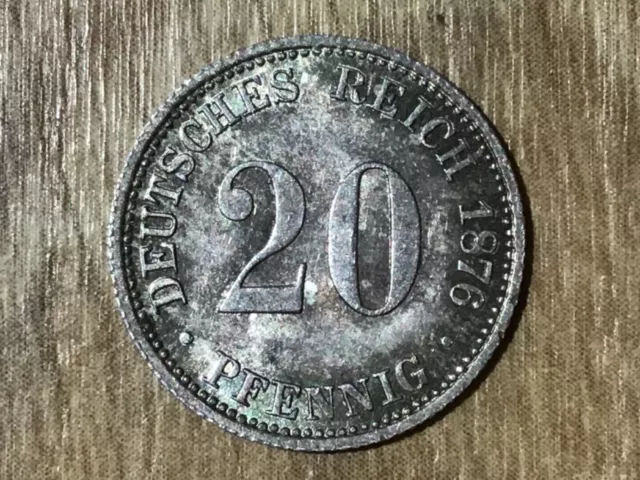 20 Pfennig Kaiserreich 1873 - 1877 J.5