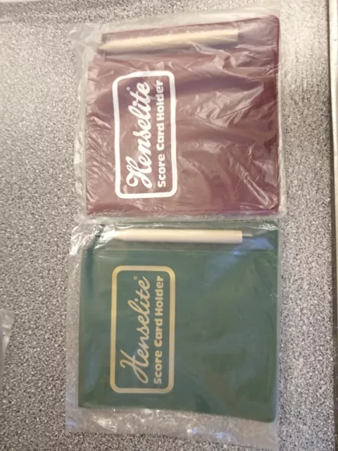 2 Henselite Scorecard Holders