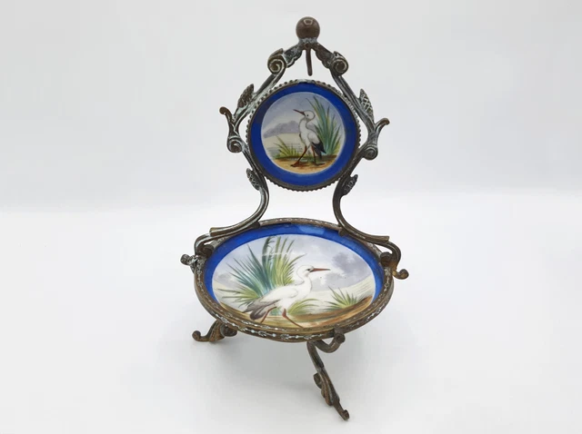 Dessous-de-plat Ancien En Laiton – Début XXe (Art Nouveau) – Très Décoratif, Fait Main, France